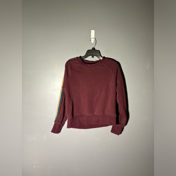 Evereve Jade Velour Cropped Pullover Womens Size XS - Picture 2 of 4